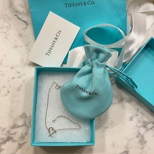 Tiffany & co loving heart bracelet sterling silver